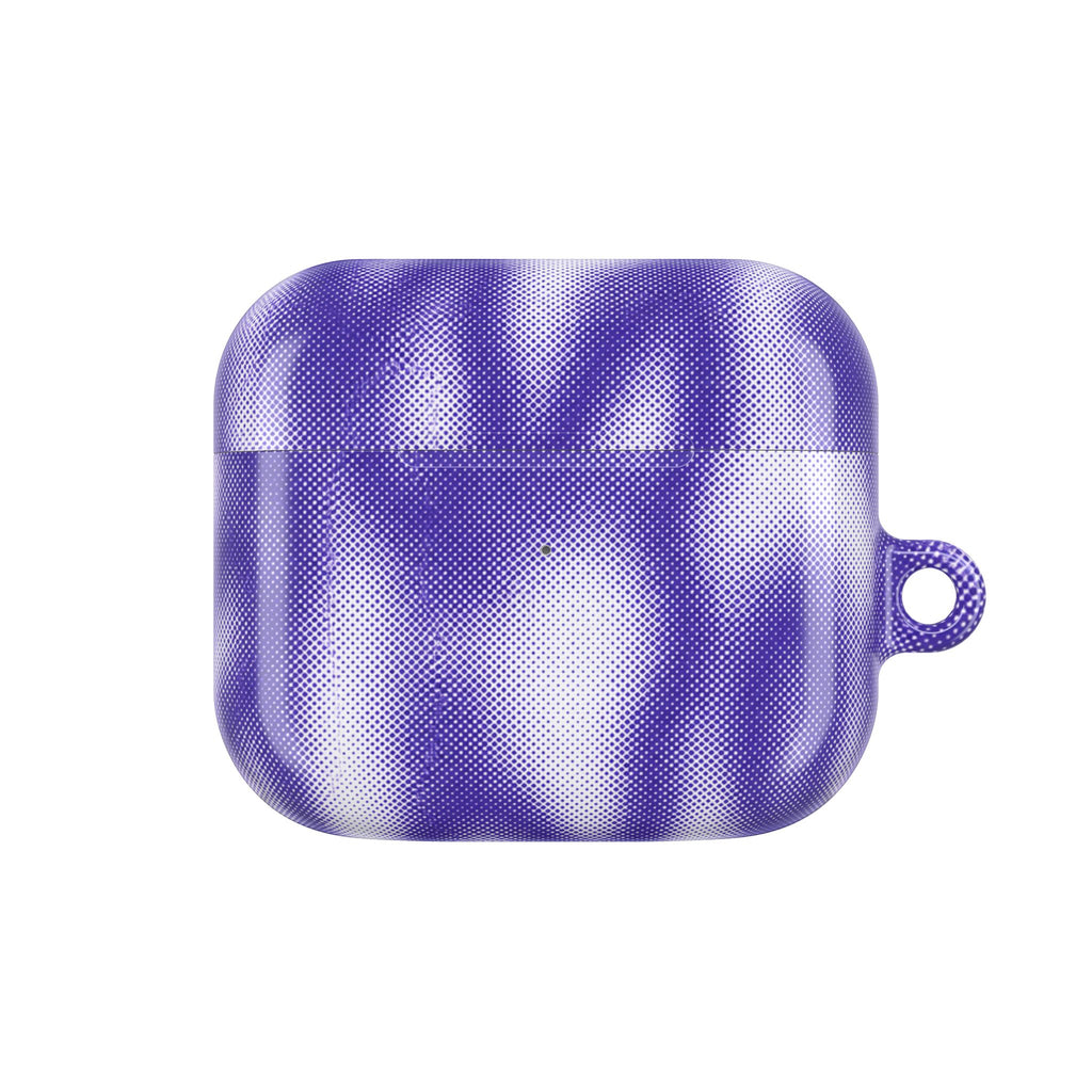 Purple Abstract AirPods Case