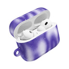 Purple Abstract AirPods Case
