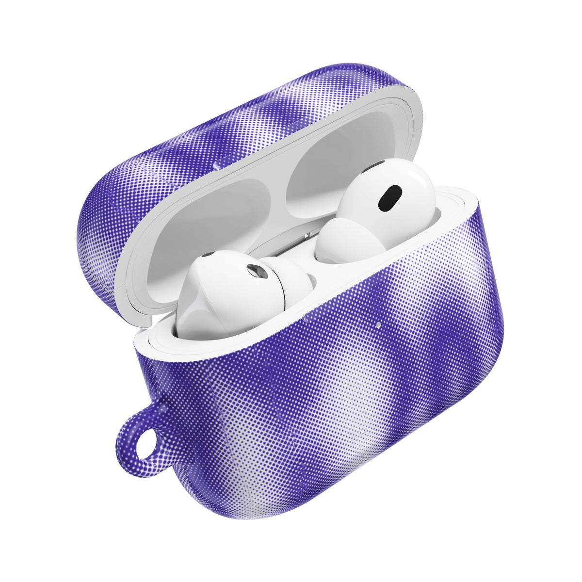 Purple Abstract AirPods Case