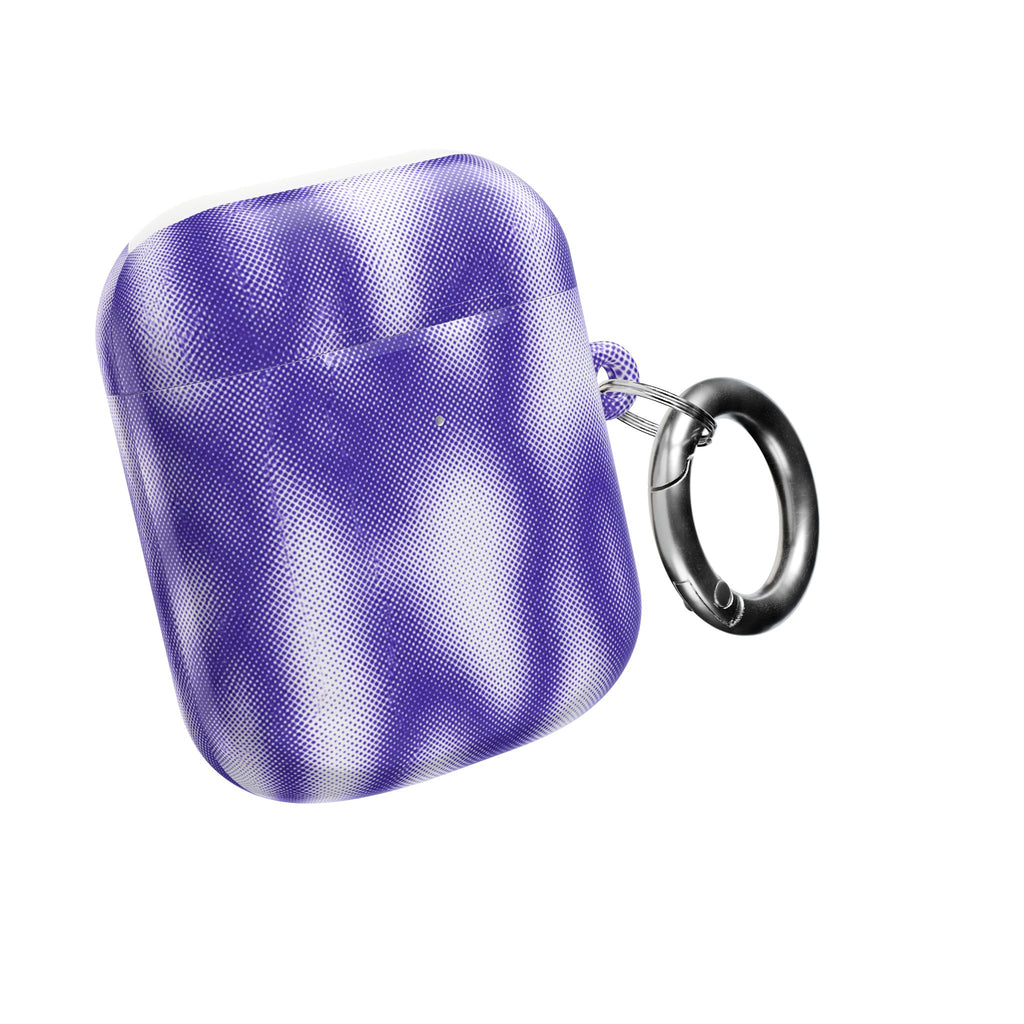 Purple Abstract AirPods Case