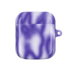 Purple Abstract AirPods Case