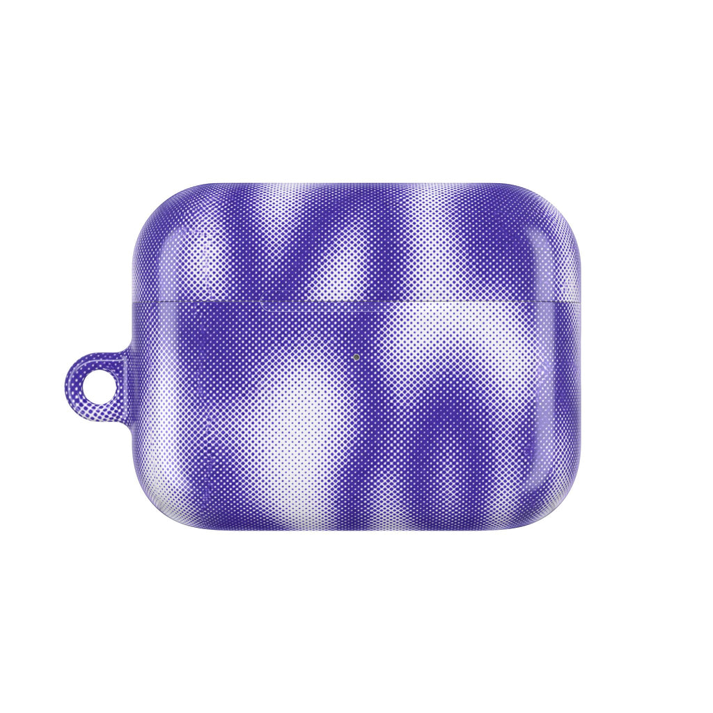 Purple Abstract AirPods Case
