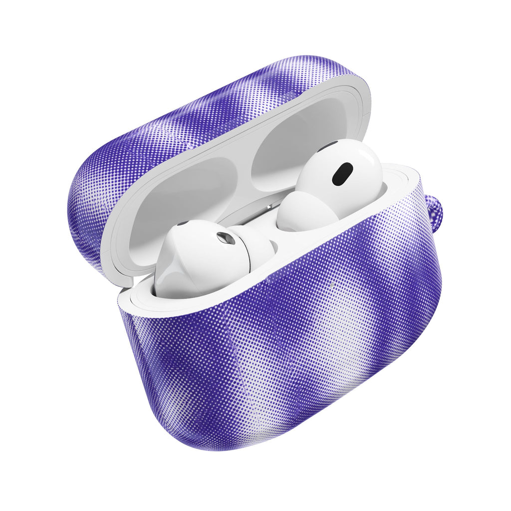 Purple Abstract AirPods Case