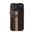 Polka-Lace Plaid