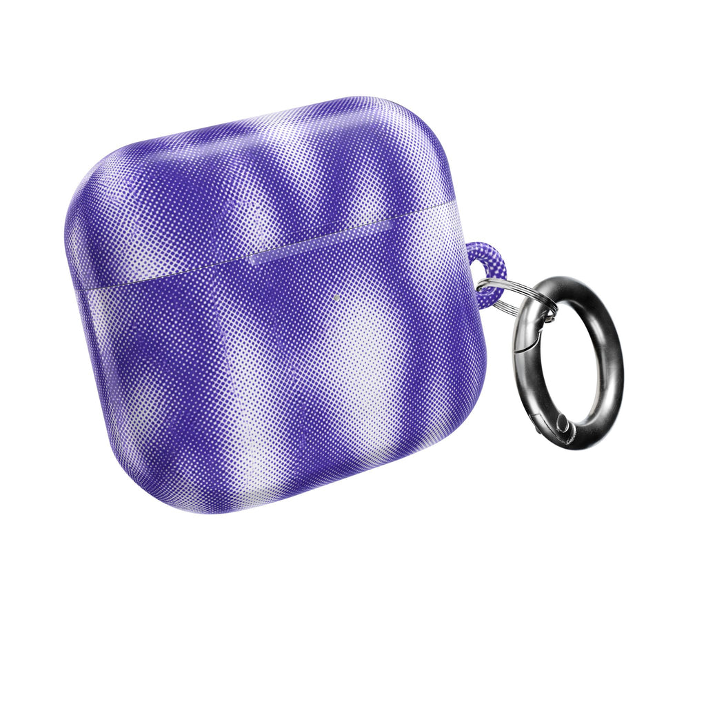 Purple Abstract AirPods Case