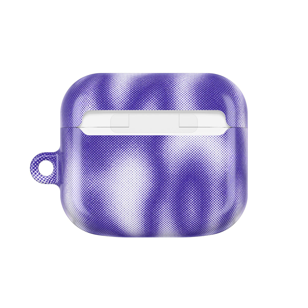 Purple Abstract AirPods Case