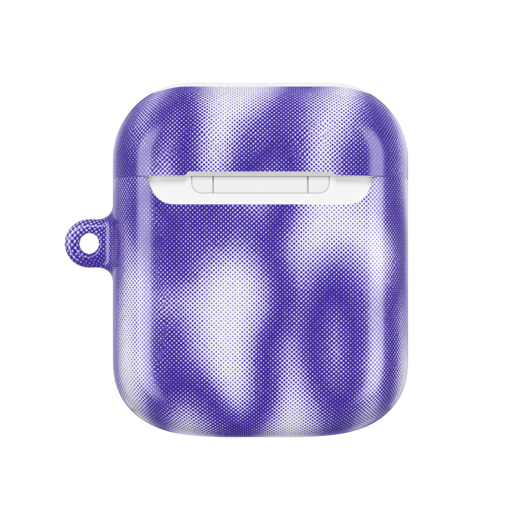 Purple Abstract AirPods Case