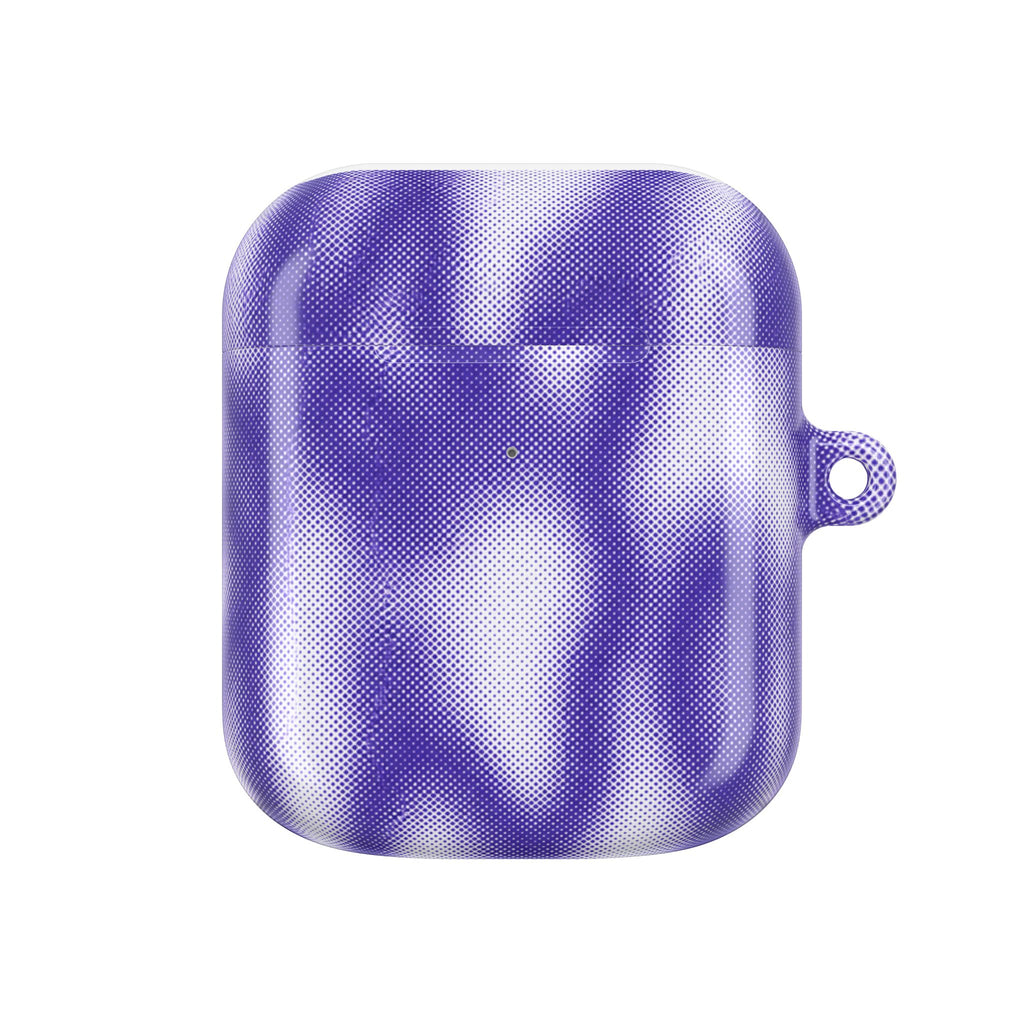 Purple Abstract AirPods Case