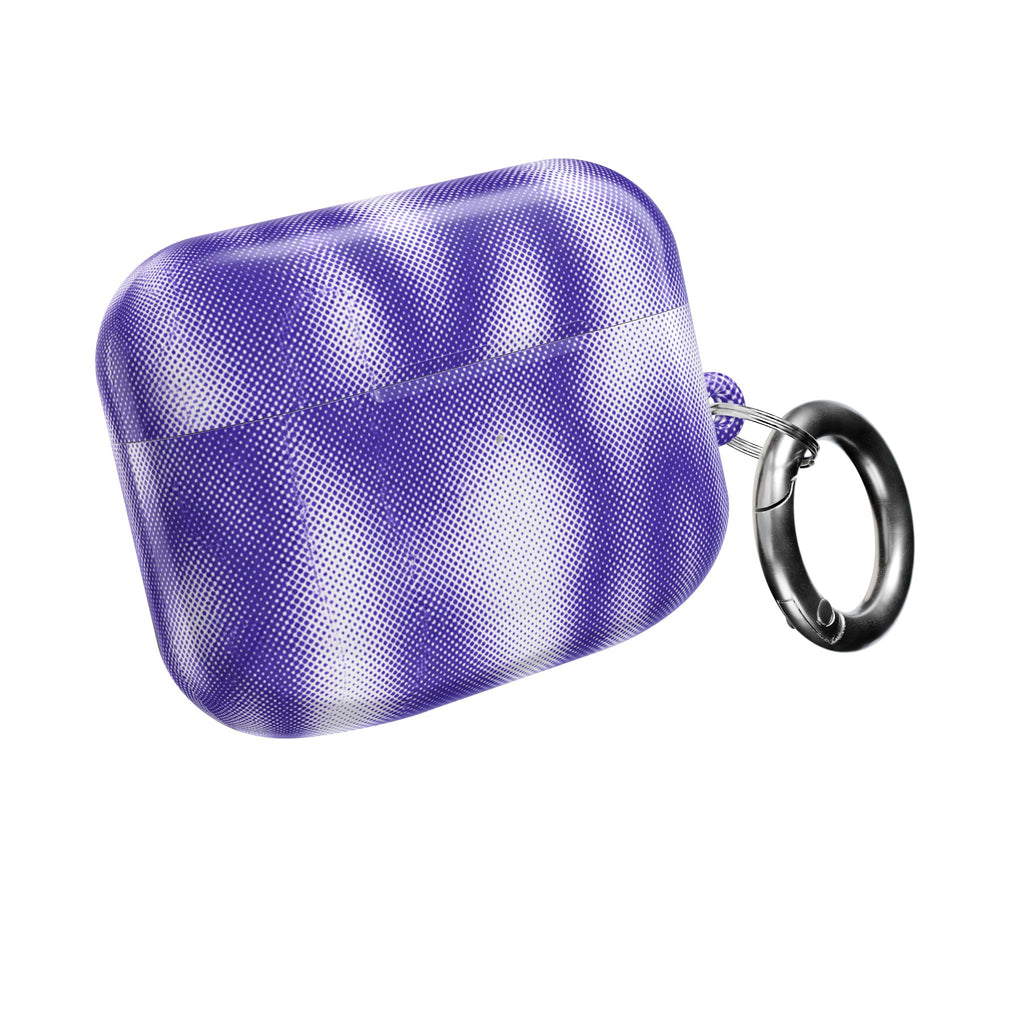 Purple Abstract AirPods Case