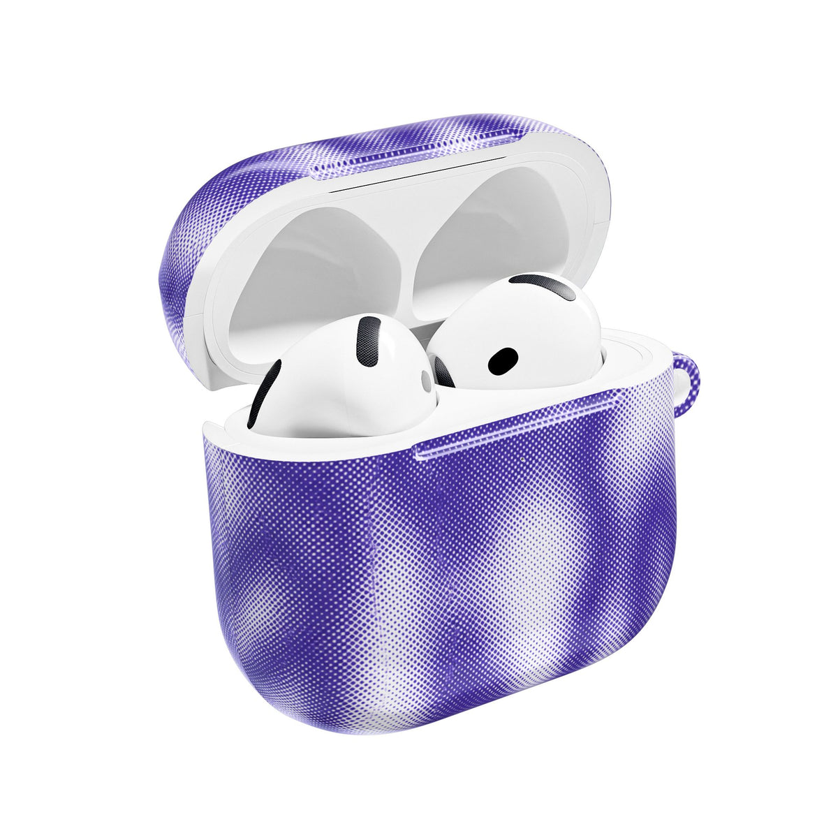 Purple Abstract AirPods Case