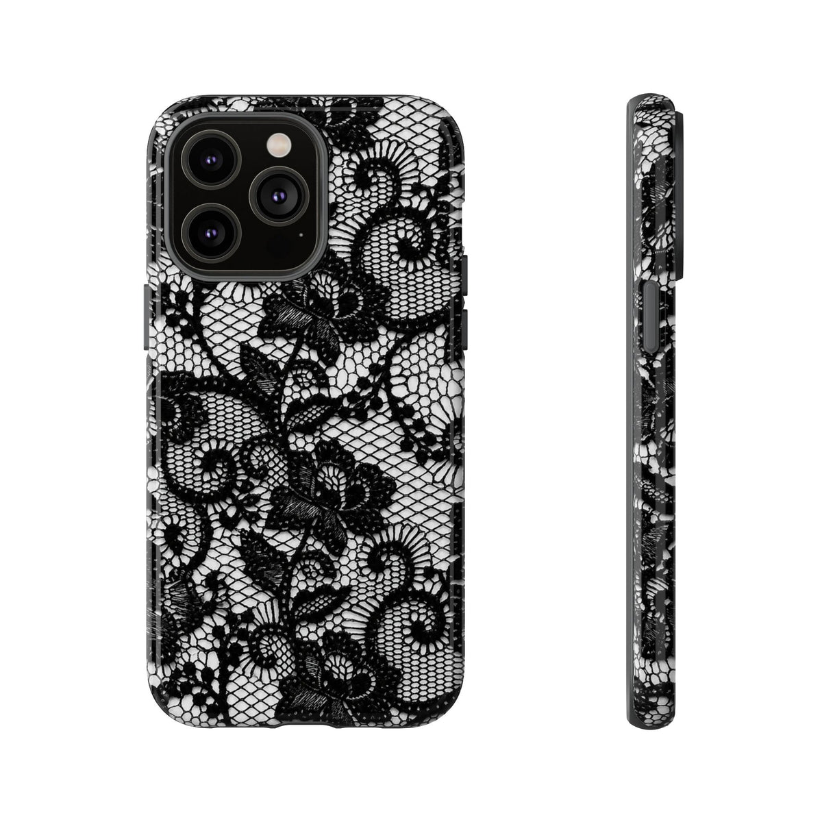 Encaje Negro - Funda para Teléfono
