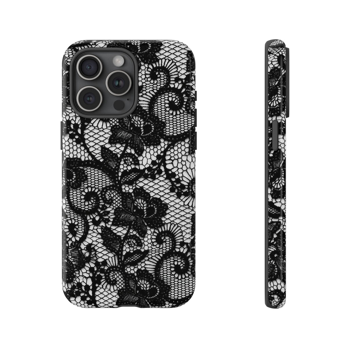 Encaje Negro - Funda para Teléfono