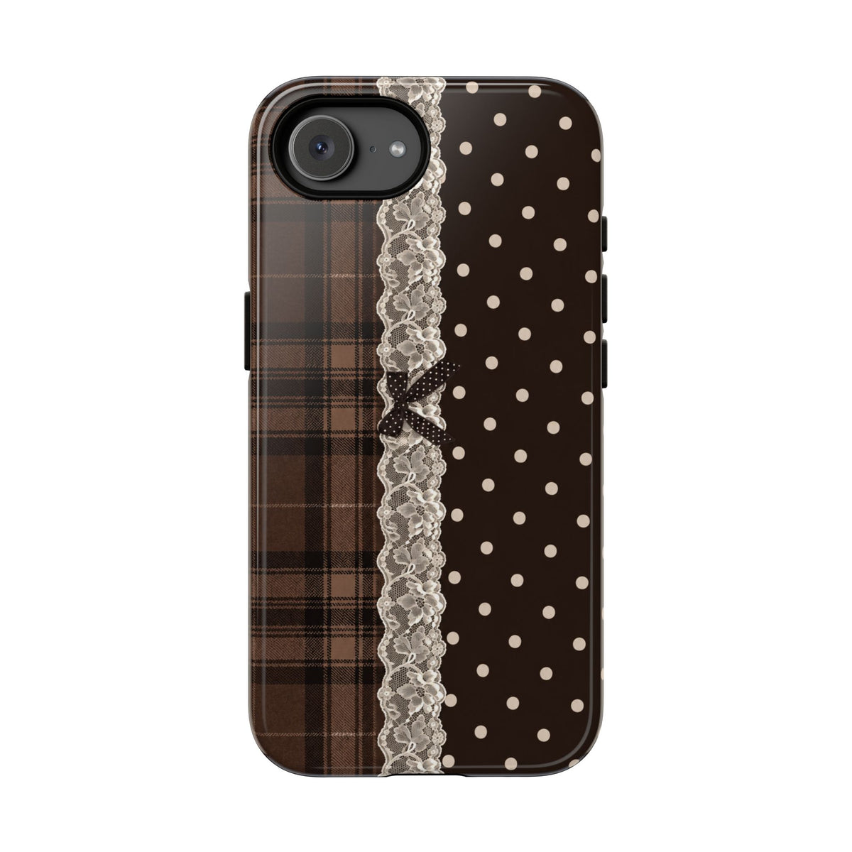 Polka-Lace Plaid