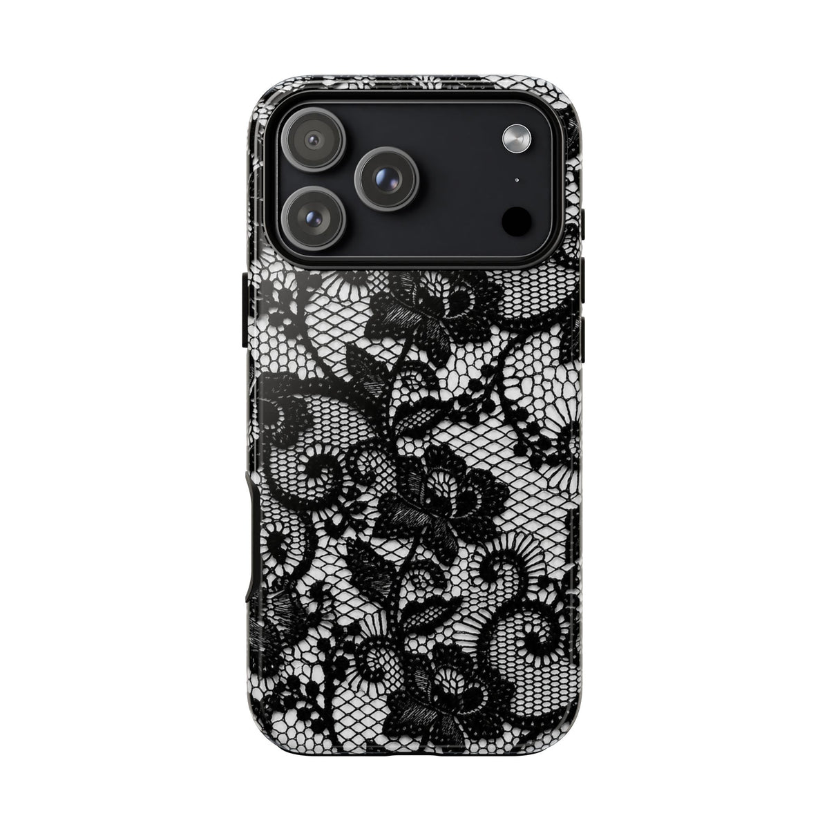 Encaje Negro - Funda para Teléfono